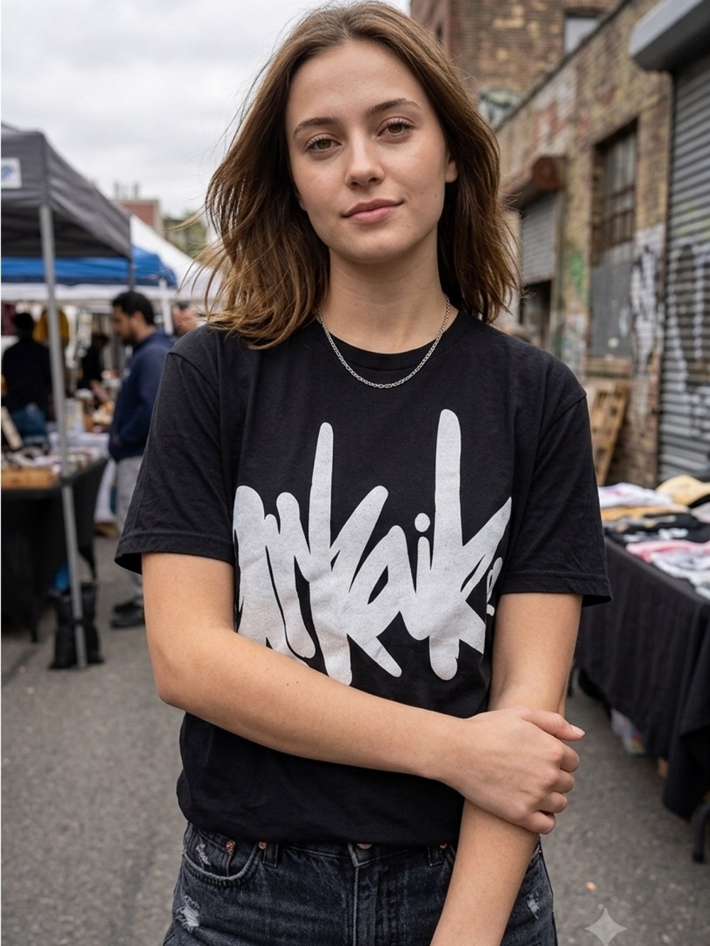 Arkaik Logo Black Graphic Tee- Casual Men’s Tee